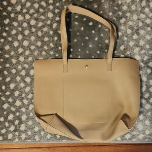 Elegant Tan Tote Bag